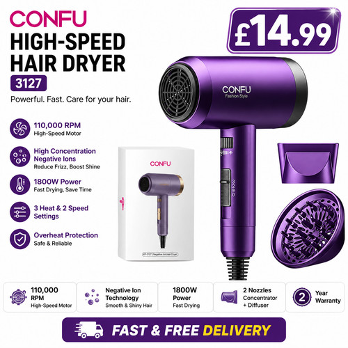 Confu 3127 high speed hair - high-speed,