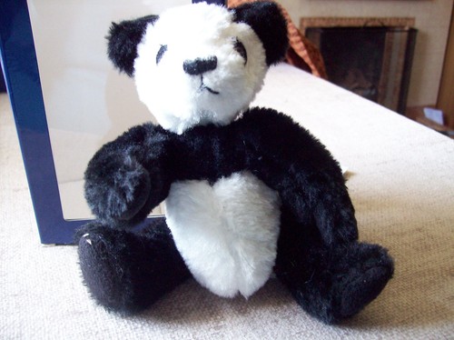 Lin the panda teddy bear - lin,,