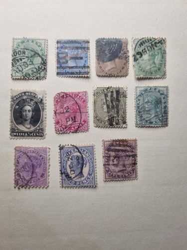 Old used stamps - old, british