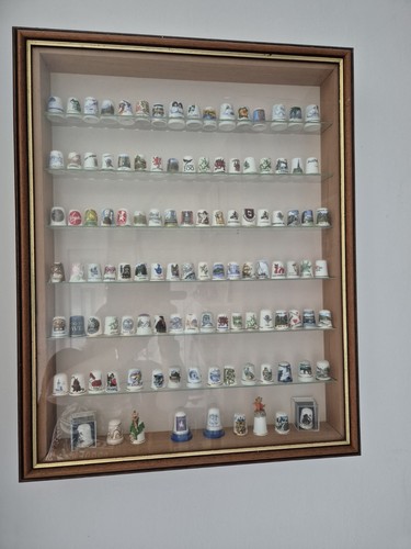 Thimble glass case - case, and