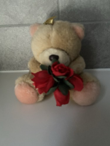 Vintage retro plush bear - vintage,