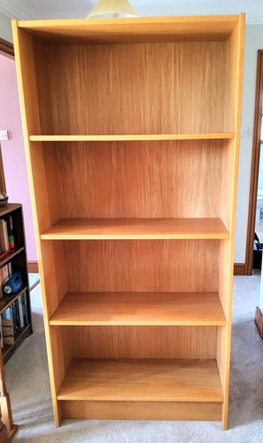 Bookcase shelf beech - bookcase,, 4
