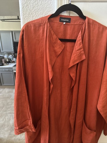 Eskandar orange linen - eskandar,