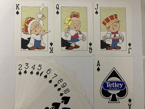 Vintage tetley tea playing - vintage,