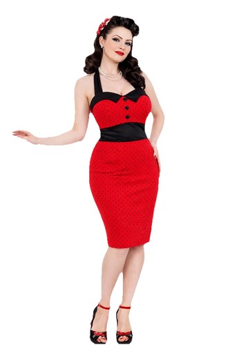 Vintage style wiggle dress - vintage,