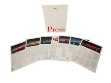 1995 Ferrari press kit brochure F50 456GT F512m F355 