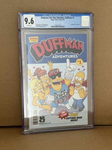 Duffman adventures cgc 9 - duffman,