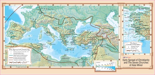 Early spread christianity - early,