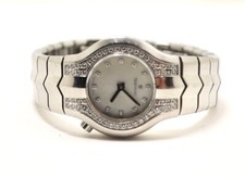 TAG HEUER ALTER EGO LADIES WATCH STAINLESS STEEL W/DIAMONDS WP1417 BOXED PAPERS