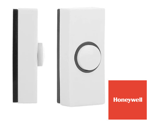 Wired white bell push - bell,