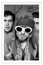 Nirvana group signed autograph - signed,