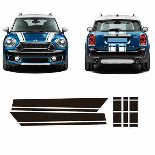 Hood stripes rear graphics - hood,