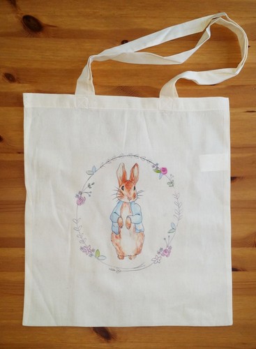Peter rabbit printed tote bag - peter,