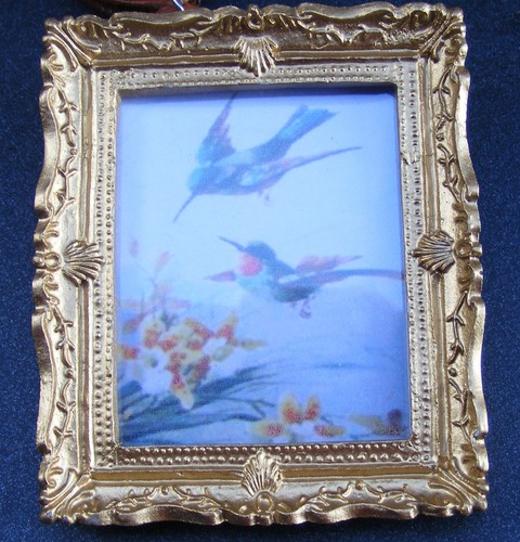 Dolls house swallows framed - dolls,