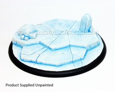 120mm Round Lipped Frozen Ice