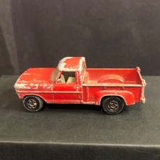 Matchbox Series  No. 6 Ford Pick-Up Truck Red Playworn Vintage 7cm