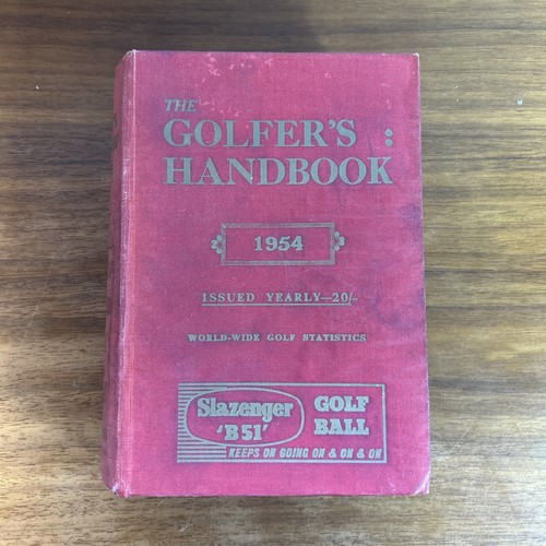 The golfer handbook 1954 - golfer's,