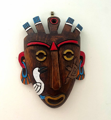 Hand painted wooden - hand,