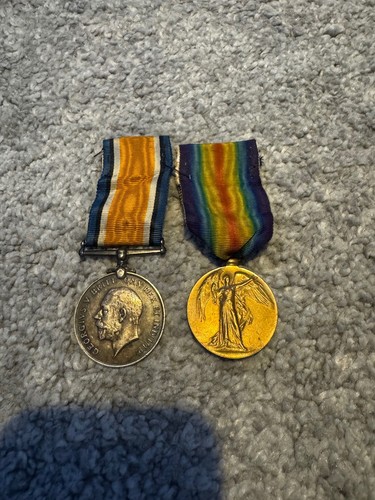 Ww1 medal pair 163729 - ww1,
