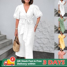 Plus Womens V Neck Waist Belt