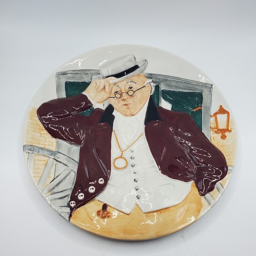 Davenport pottery plate - pottery, mr