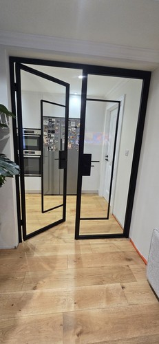 Steel doors glass - steel, doors,
