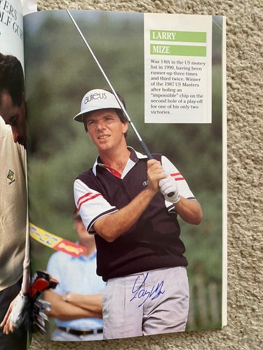 Larry mize autograph - larry,