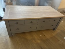 Next Malvern Dove Grey Coffee Table with Storage