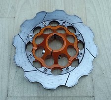 Kelgate Brake Disc + Carrier, 198mm x 16mm, 35mm Axle, Go Kart,TKM,Rotax,Prokart