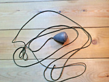 Vintage Lead Plumb Bob Line String Old Tools Diy Weight Builders Bricklayers
