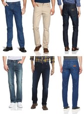 WRANGLER Jeans New Mens Denim & Soft Pants - End of Line Clearance Various Style