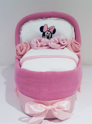 Baby nappy cake crib - nappy,