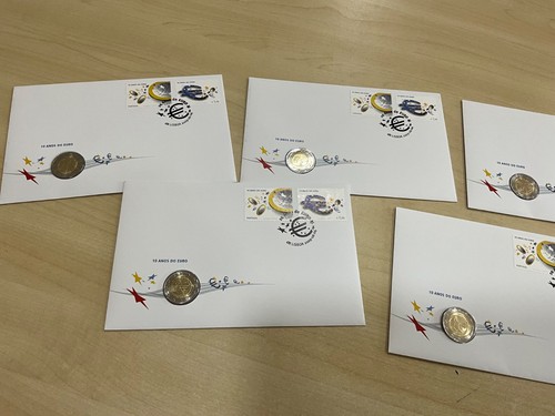 Euro coins unc - euro, 5x