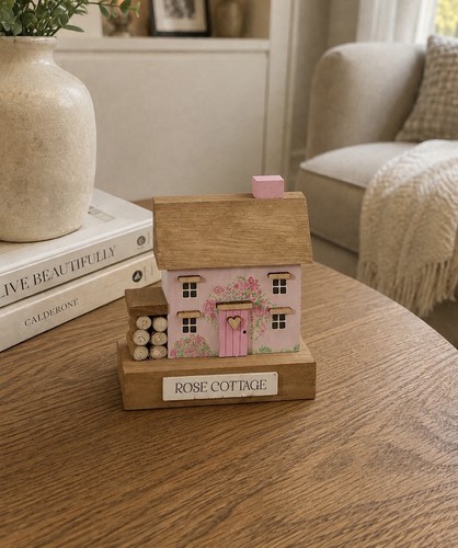 Rose cottage pink wooden - pink,