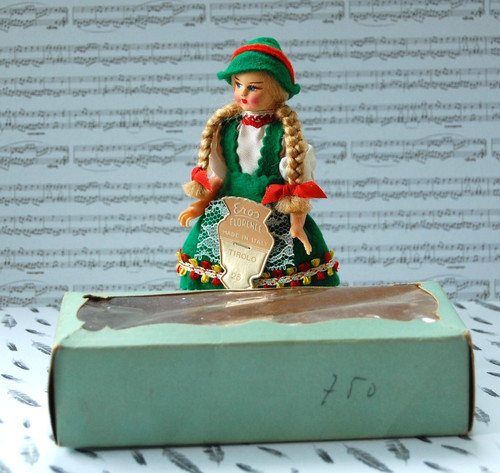 Small vintage doll traditional - vintage,