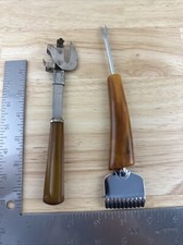 2 Bakelite Utensils Zester  w/