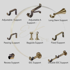 28mm Metal Curtain Pole Rod