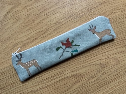 Handmade skinny pencil case - handmade,