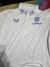 Castore - Glasgow Rangers "150 Year Anniversary" Travel Polo 2021-22 SIZE 2XL