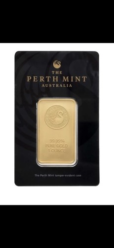 The perth mint 1oz gold - the, bar