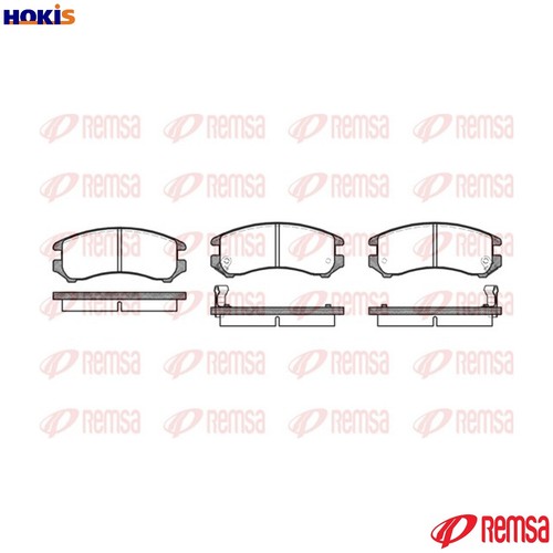 Brake pad set disc - pad,