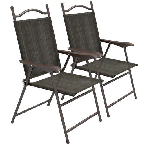 Outsunny folding chairs set - outsunny,