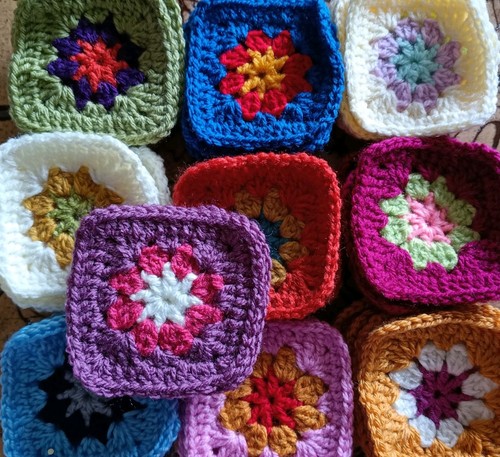 Handmade crochet granny - crochet,