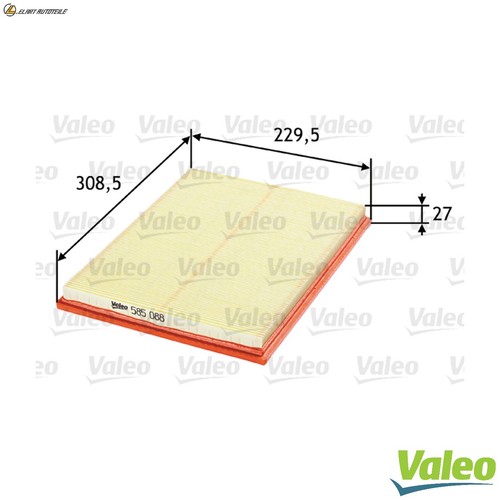 Air filter 585088 for opel - filter,