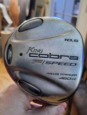 King COBRA, F-Speed, 10.5° 460cc Driver. Men's R/H, R Flex, Graphite Shaft 