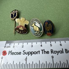 Vintage Rugby Pin Badges And