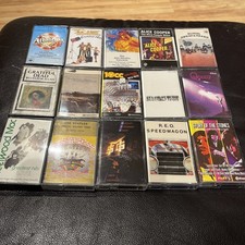 Job Lot 15 X Vintage Cassette Tapes Mixed Lot of Music Rock Pop 60s 70s 80s 90s