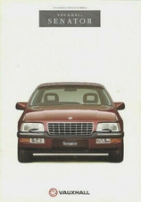Vauxhall Senator 1993-94 UK Market Sales Brochure 2.6i 3.0i V6 24v CD
