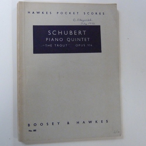Mini pocket score - score, schubert