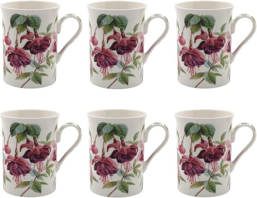 Fuchsia flower coffee mugs - flower,